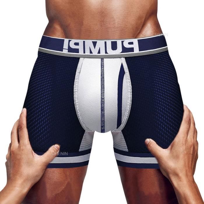 Sous v tement Boxer en coton respirant pour homme culotte