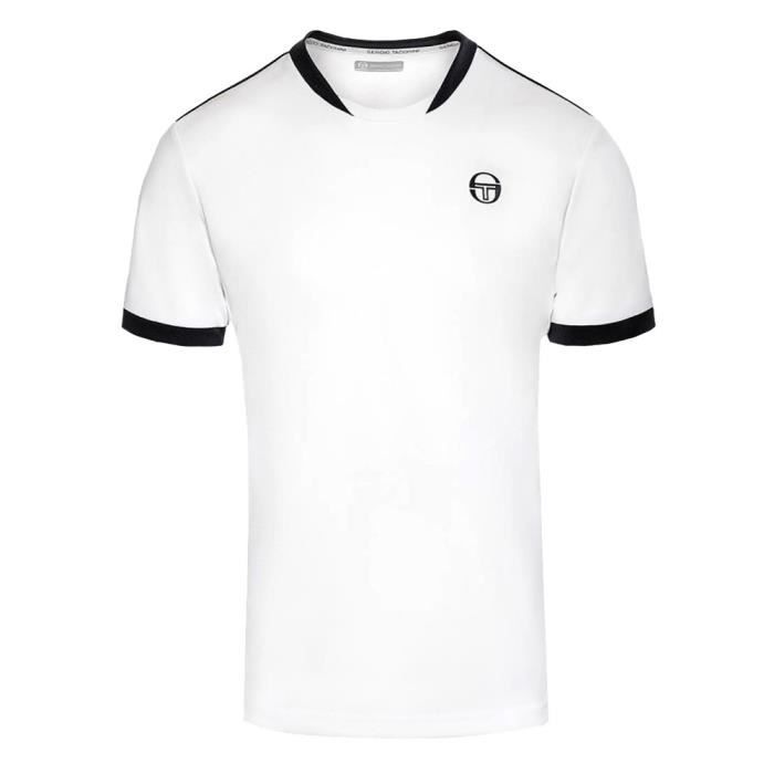 Maillot de sport - Sergio Tacchini - Club Tech - Blanc - Garçon - Manches courtes