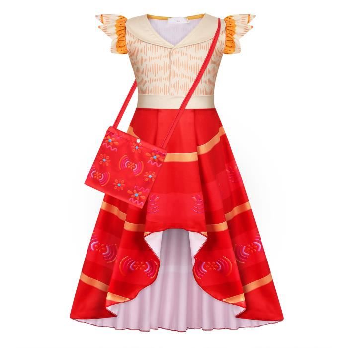 AmzBarley Déguisement Encanto Isabela Dolores Luisa Pepa Filles Robe  Princesse Vêtements pour Enfants Costume avec Sac 2-10Ans - Cdiscount Jeux  - Jouets