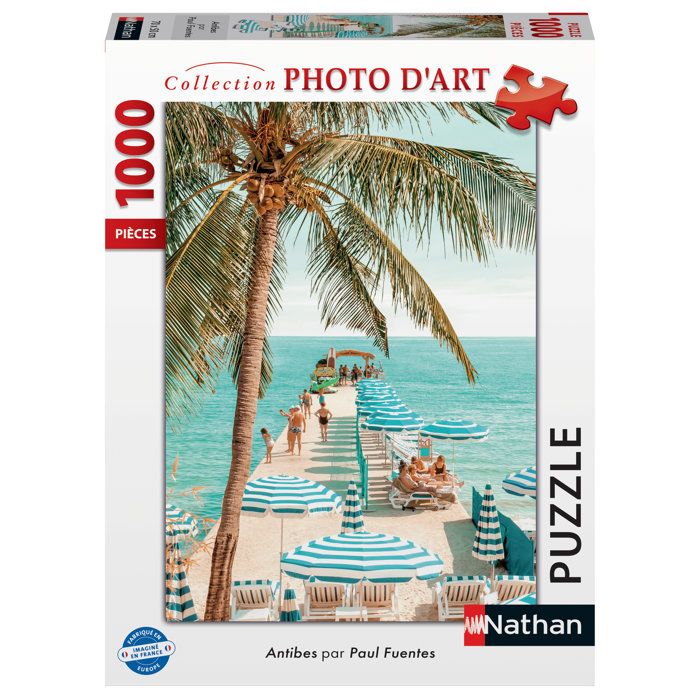 Puzzle 1000 pièces : Antibes Paul Fuentes Ravensburger Nathan - vue 5