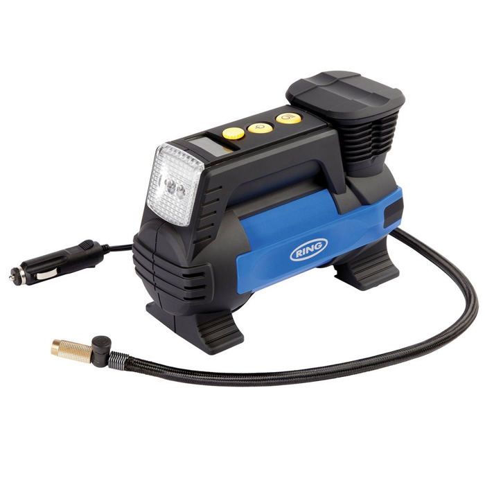 RING RAC820 Compresseur dair digital programmable pour voiture SUV et 4x4 - jauge numérique