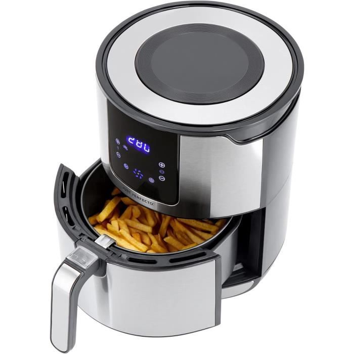 Just Perfecto Friteuse à Air Chaud 3,5L 1200W – JL-15, 7 Programmes, Compacte Et Facile à Nettoyer