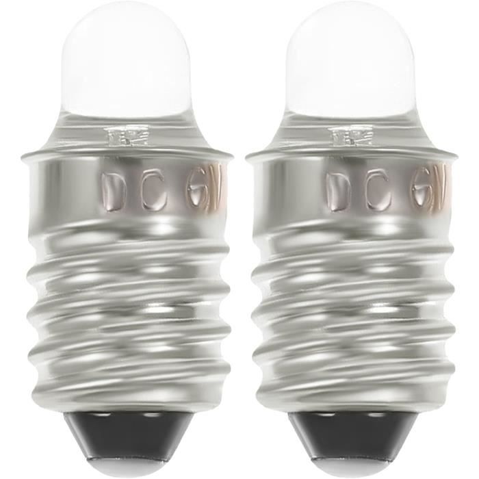 Lot 10 Ampoules LED T4.2 SMD 1210 Blanc 6000K – 20 Lm Ultra Lumineuses Pour Tableau De Bord Voiture
