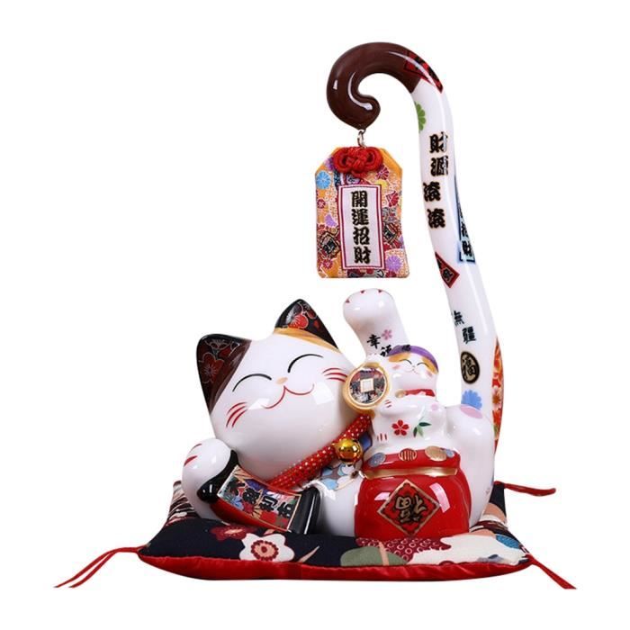 Keramik Glücks katze Maneki Neko Japanische Glücks katze Sparschwein Home Decor