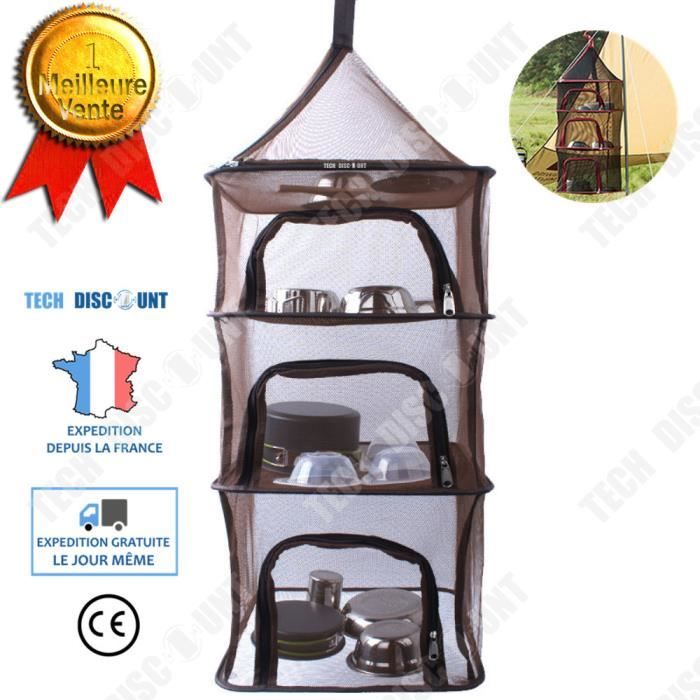 Filet De Sechage Suspendu 4 Etagere Sac Pliable A Linge Pour