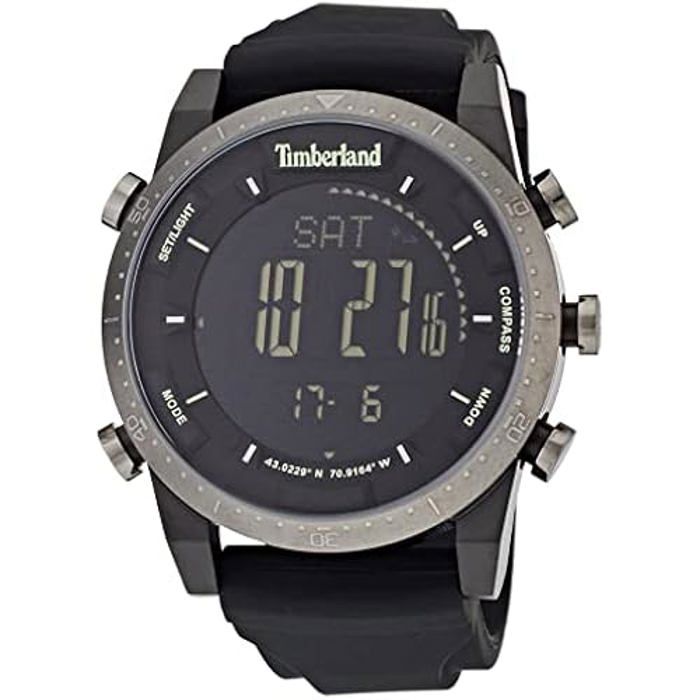 Montre - TIMBERLAND - TDWGP2104704 - Analogique-Numérique - Acier Inoxydable - Noir