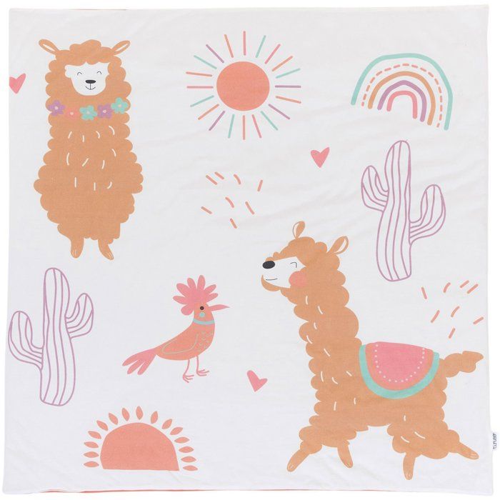 Tapis de jeu nomade - TINEO - 100 x 100 cm - Alpaga