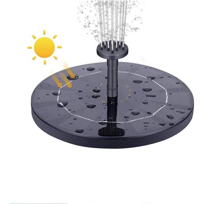 Fontaine Solaire 30W Pompe Bassin Avec Panneau Solaire - Idéale Pour Bain Oiseaux, Étang, Piscine Et Jardin