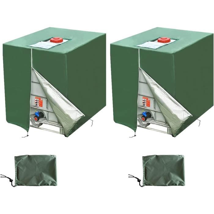 Bâche Réservoir D'Eau Ibc,Bache Pour Cuve 1000L Avec Fermeture Éclair