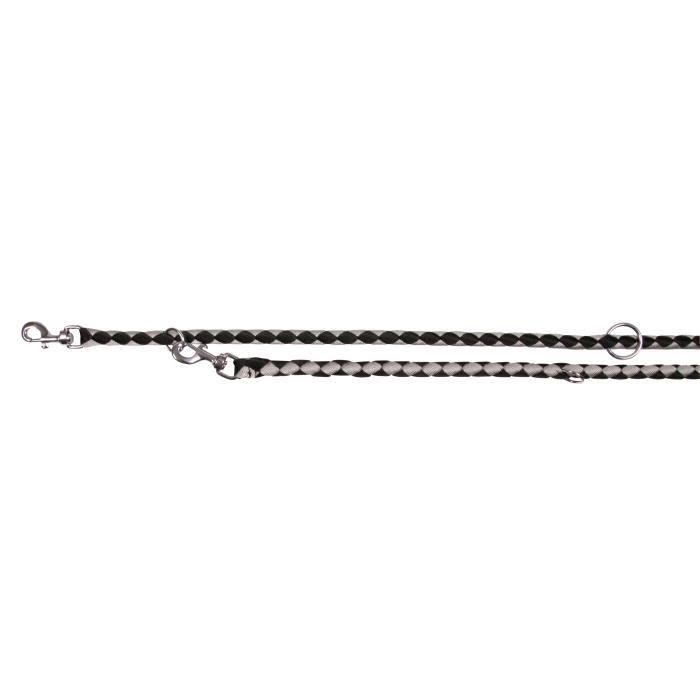 Trixie Trixie Softline Elegance Laisse Chien moyen a grand NOIR 100 cm/ 2,0 cm 