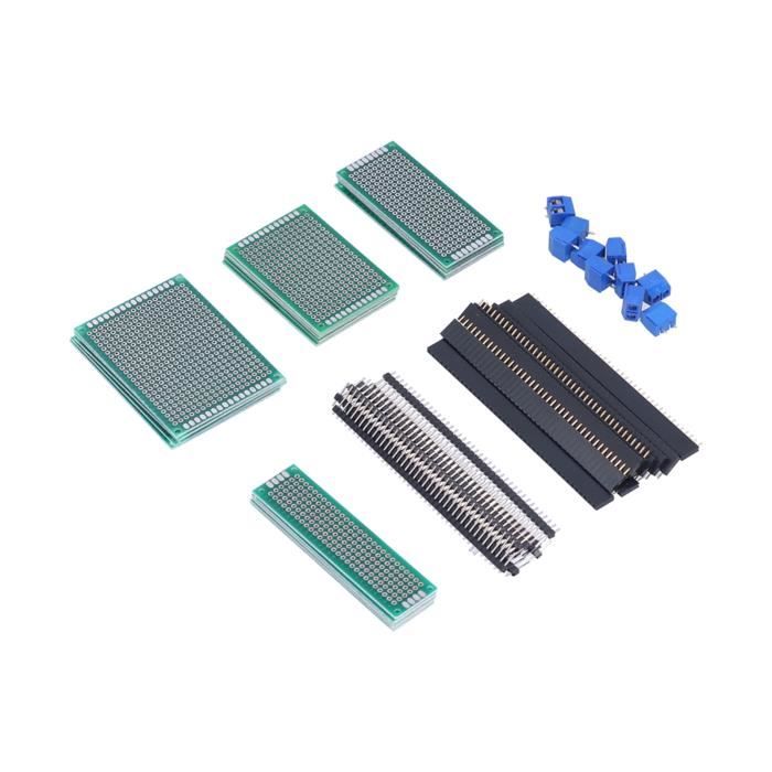 HURRISE Connecteur à vis de circuit 50pcs TBR‑60 Bornier Type Rail HURRISE Connecteur à vis de circuit 50pcs TBR‑60 Bornier Type Rail