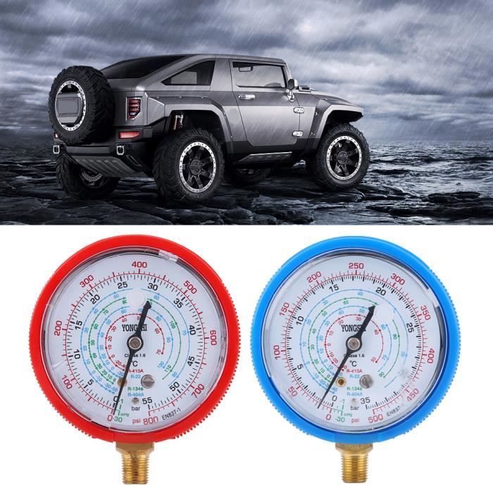 Tuyau De Charge Climatisation R134A Avec Jauge - Filetage 1/2" Pour Voiture (US/EU)