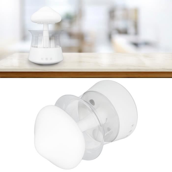 Humidificateur Nuage De Pluie Avec Lumière - Diffuseur D'huiles Essentielles Et Bruit De Pluie Relaxant Pour Maison, Yoga, Nuit - 7