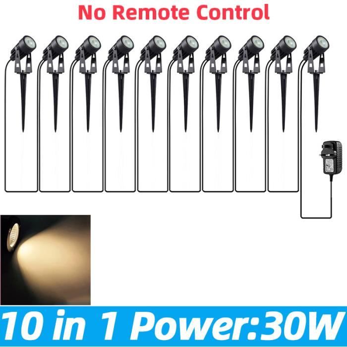 LEDKIA LIGHTING - Câble d'Alimentation Ruban LED 220V AC | Auto-redressement SMD&COB | IP65 Étanche | Largeur 12mm | Installation Intérieur/Extérieur, Blanc