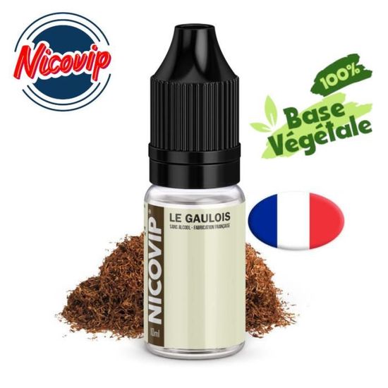 Pack 10 E-liquides Nicovip Tabac Le Gaulois - 16mg - Cdiscount Au quotidien Pack 10 E-liquides Nicovip Tabac Le Gaulois - 16mg - Cdiscount Au quotidien
