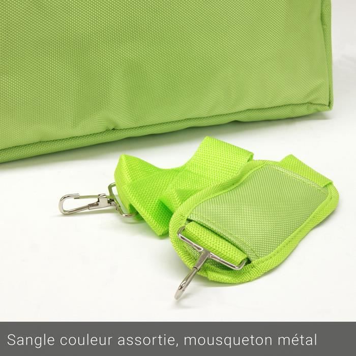 Waytex Sacoche Ordinateur 15,6″ – 2 Compartiments + Poches Zippées – Bandoulière Nylon Léger