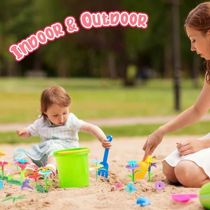 Jouets de Construction de Jardin de Fleurs pour Filles, 148 pièces Jouets de Construction de Jardin de Fleurs pour Filles, 148 pièces