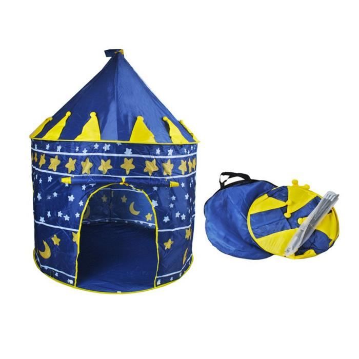Tente pour enfants – château bleu pour la maison et le jardin