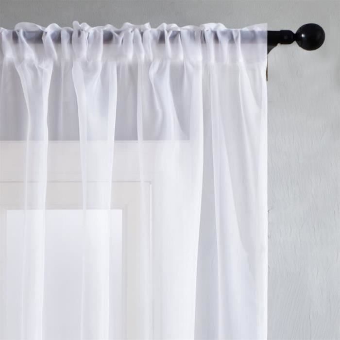 Rideau Occultant - ZGEER - Orange - 2 Pièces - 260 X 140 Cm - Œillets Pour Installation Facile - Maison