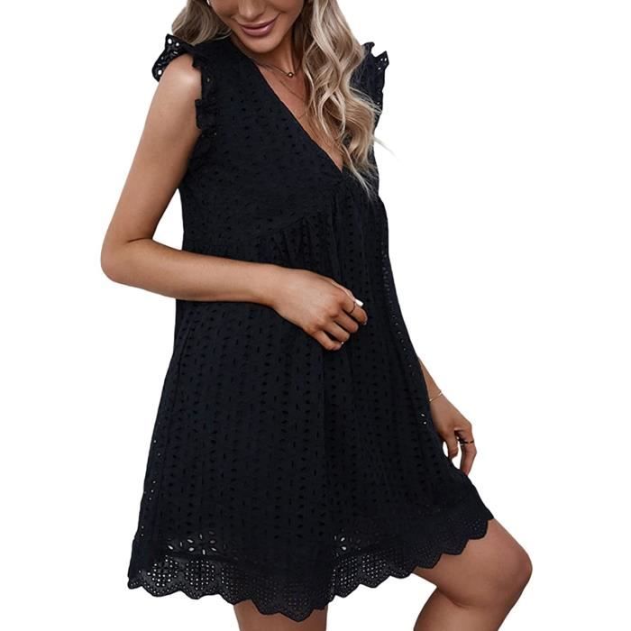 Robe d t Manches Courtes Femmes Tenue avec Short int gr Robe
