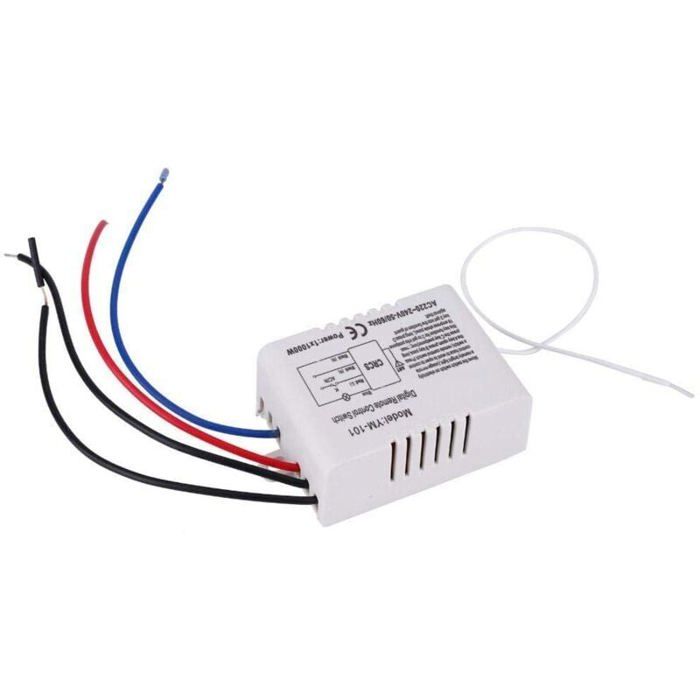 Module Variateur Tactile Pour Lampes LED - 220V - 1A - Noir - Permet De Régler L'intensité Lumineuse