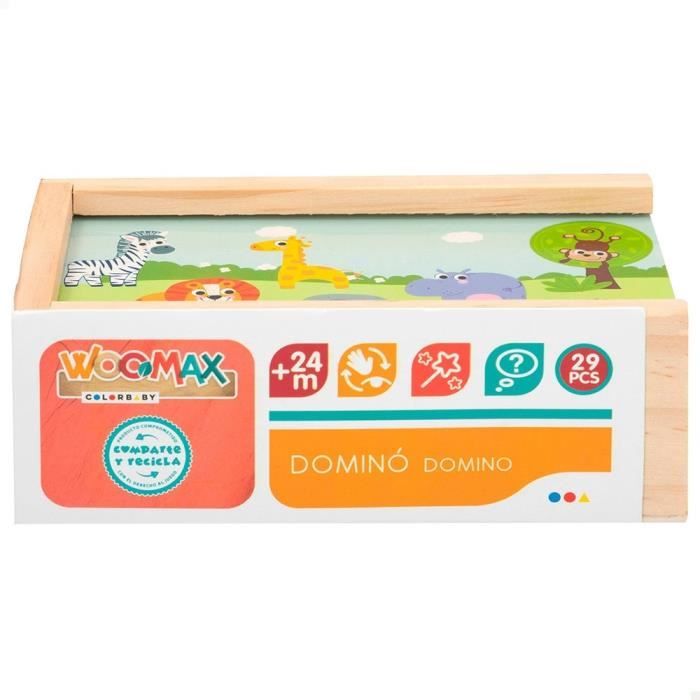 Small Foot – Dominos Safari En Bois – Jeu D’association Dès 3 Ans