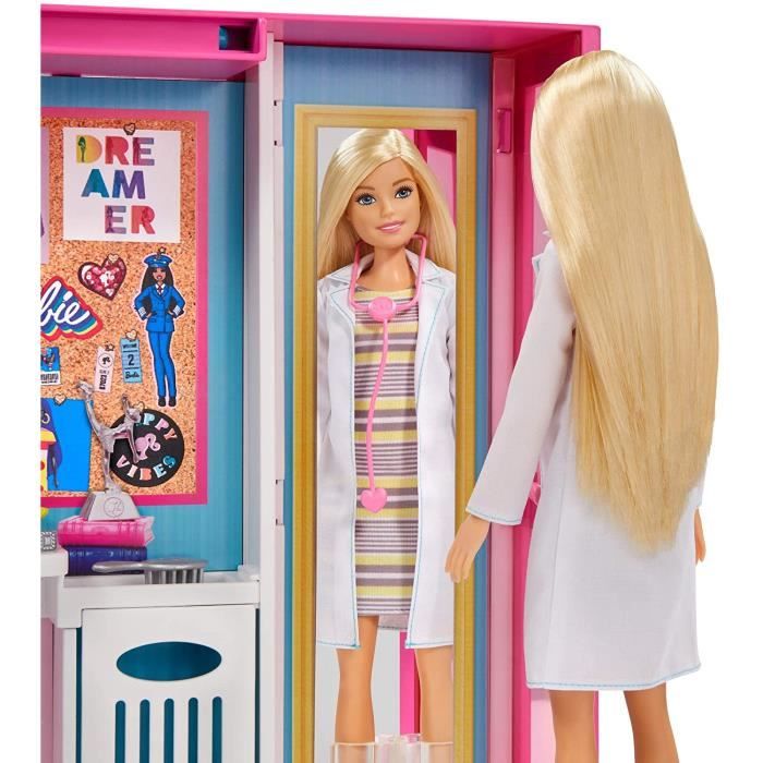 Barbie Fashionistas Le Dressing Deluxe pour poupée transportable