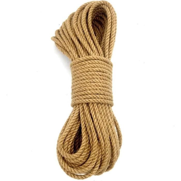 Ficelle En Jute Naturelle 50 Mètres - Corde Pour Artisanat, Jardinage Et Décoration
