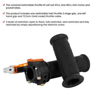 Poignée Accélérateur + Câble + Vis Bridage Pour Pocket Bike – Kit Complet Durable