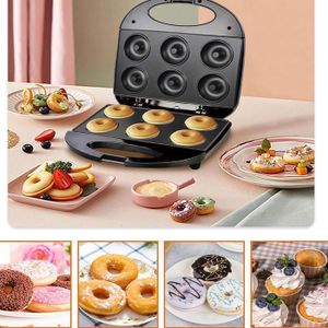 Appareil à Donuts Mini 1000W Rosenstein & Söhne - Pour 7 Donuts Ou Bagels