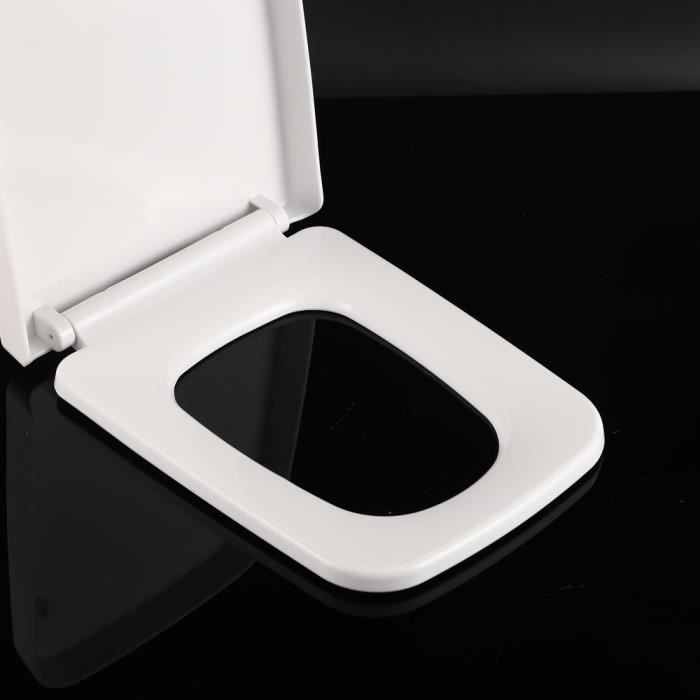 Lunette de hotsell toilette carré