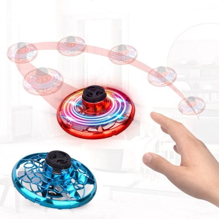 Hand spinner,Volant Spinner Mini Drone UFO gyroscope main avion jouets pour  garçons enfants Quadrocopter avec lumière - Type Red - Cdiscount Jeux -  Jouets