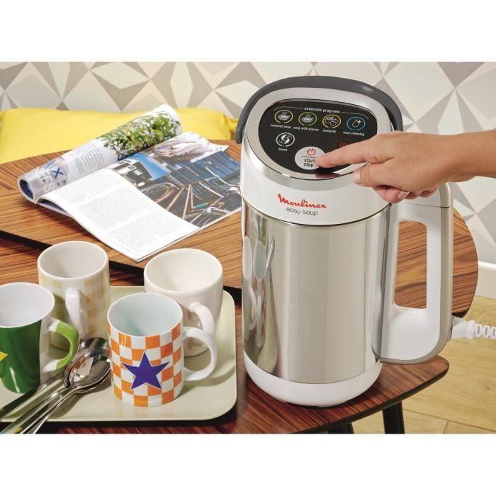 Easy Soup LM841B10 Blender chauffant - 1.000W - 5 programmes - 1,2L | Blenders chauffants et