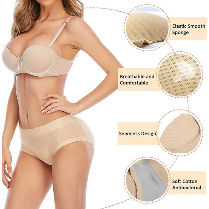 Culotte rembourrée push-up ECE modèle ga074fi13ie beige