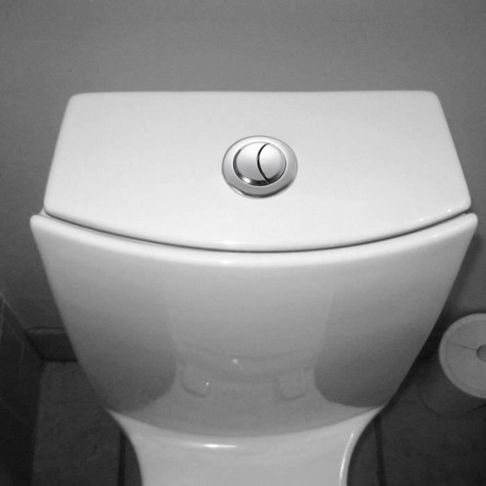 Remplacement universel à double bouton-poussoir à chasse d’eau pour  réservoir d’économie d’eau de citerne de toilette