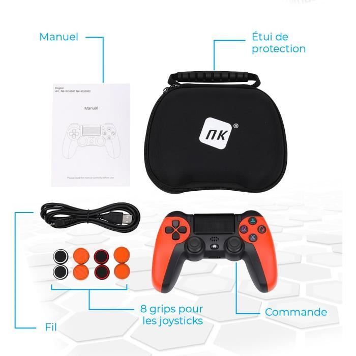 Manette PS3 Sans Fil DualShock 3 - Noir | Six Axes | État Comme Neuf