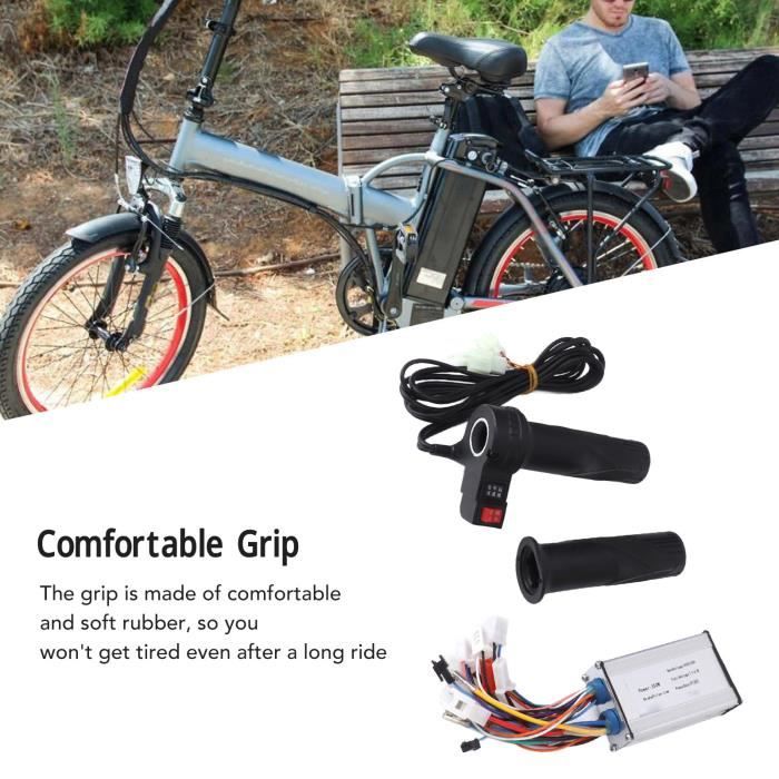 Kit Conversion Vélo électrique 36V 1000W – Contrôleur Moteur Brossé, Poignée Accélérateur, Verrouillage, Pour Scooter/tricycle