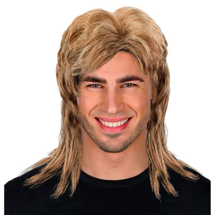 Perruque Mode Ann es 80 Homme Blonde aille Unique Coloris