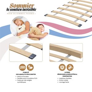 Lit Enfant LUK 140x70 Avec Barrière + Gigogne + Matelas – Blanc, Sécurité Et Praticité