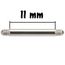 Accessoire piercing tige micro labret tragus de 1,2 mm 16 gauge longueur 16 mm