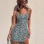 Mini Robe Camisole Pour Femme Robe D Ete Sans Bretelles Pour Femme A La Plage Vert Vert Achat Vente Robe De Plage Cdiscount