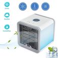 Climatiseur ventilateur et refroidisseur d'air mobile USB - - Fixe - Gris - 8W - 50 CFM - 375ML .