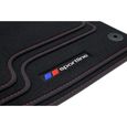 Tapis de sol Sportline adapté pour BMW Série 1 E81/ E88 [Rouge]-0