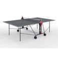 SPONETA - Table Tennis de table - Table Ping Pong Compacte - Usage Intérieur - Gris et noir-0