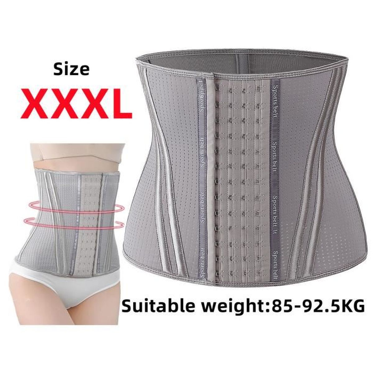 JINDING Ceinture De Sudation, Adipomètre Gratuit Femme Gaine De