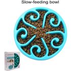 EPE TOP ePeTop Gamelle pour Chiens Anti Glouton 18.5cm - Bleu - Favorise une Alimentation Saine et une Digestion Lente