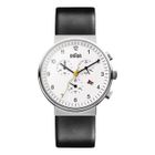 Braun BN0035WHBKG Montre Homme Quartz Analogique Chronographe Bracelet Cuir Noir Achat vente montre Homme Adulte Cuir Cdiscount