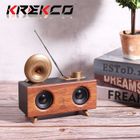 KREKCO®Retro Bluetooth Speaker Subwoofer 3D Surround Super Volume iPad iPhone Samsung portable AUX Car 10W HiFi Stéréo Radio antique