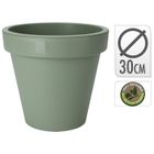 PRO GARDEN Pot de fleurs rond vert pastel plusieurs diamètres Ø 30 cm