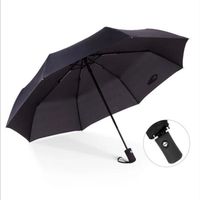 Parapluie pliable, Parapluie anti vent, Parapluie pliant automatique, Parapluie ouverture fermeture automatique homme, femme - Noir